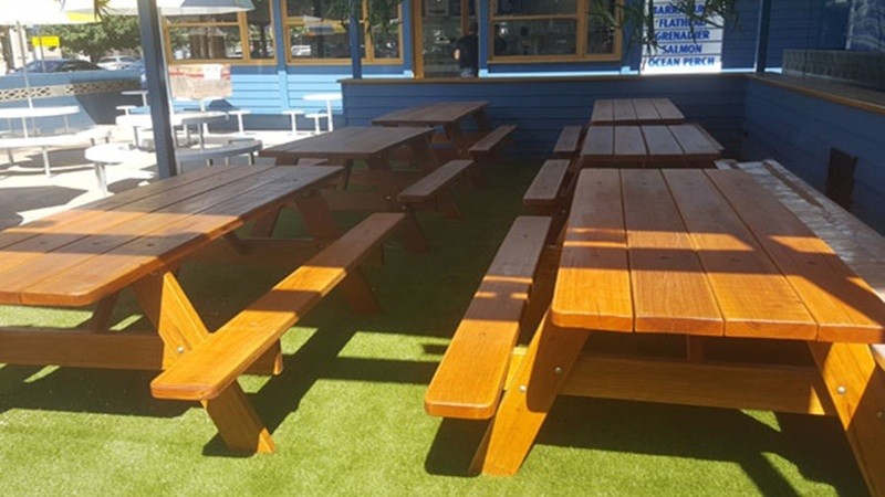 Tables at Grease Monkey Canberra