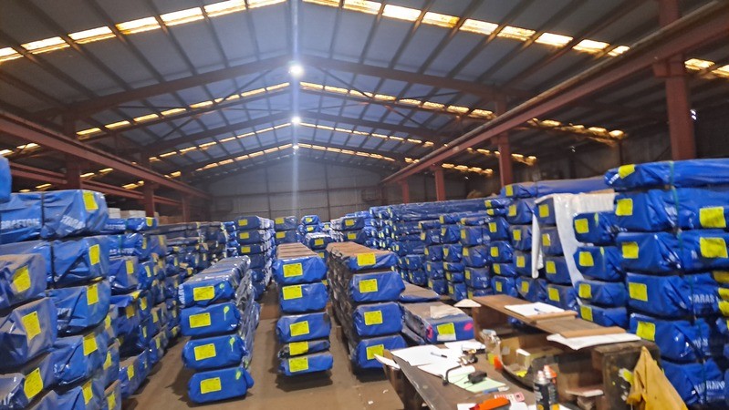 A factory full of timber in stock